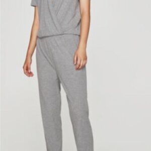 Zara Gray Knit Jumpsuit